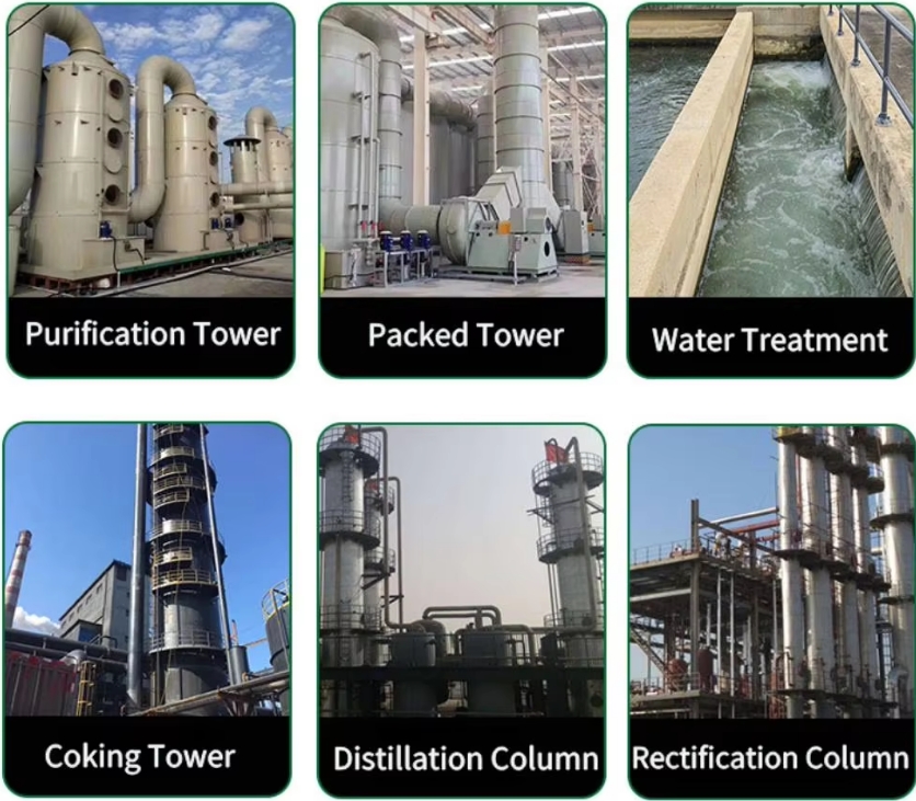 Jet Flow Ring Tower Packing ( PP HDPE PVDF CPVC RPP )