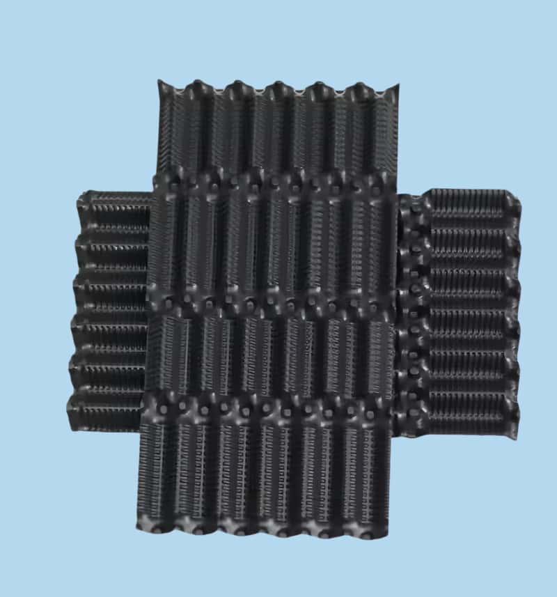 Honeycomb Vertical Flow Industrial SNCS PVC Film Fill for Counter Flow Cooling Tower
