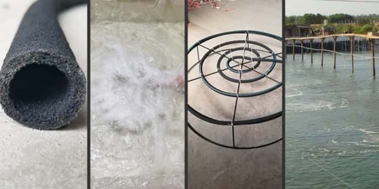 Pond Aeration Hose Air Diffuser Application
